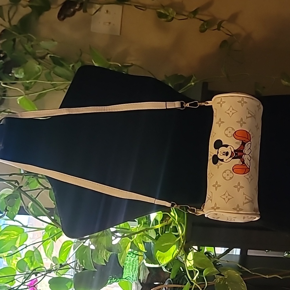 Mickey Mouse White Crossbody Bag